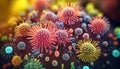 A Detailed Microscopic view of Bacteria and Microorganisms