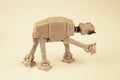 Detailed model of a Star Wars Imperial AT-AT Walker