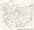 Street roads map of the HAMMERSTATT-ST. GEORGEN DISTRICT, BAYREUTH