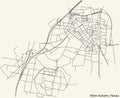 Street roads map of the KLEIN-AUHEIM MUNICIPALITY, HANAU