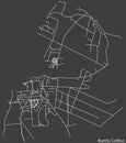 Street roads map of the BRANITZ DISTRICT, COTTBUS