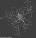 Street roads map of the ORTSCHAFT WEST DISTRICT, SALZGITTER
