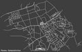 Street roads map of the RESSE DISTRICT, GELSENKIRCHEN