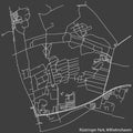 Street roads map of the RÃÅSTRINGER STADTPARK DISTRICT, WILHELMSHAVEN