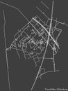 Street roads map of the TWEELBÃâKE DISTRICT, OLDENBURG