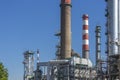 Detailed part view, industrial complex of oil refinery