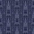 Intricate Gothic Architecture Pattern Design Royalty Free Stock Photo