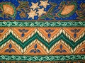 Detailed patterns of Indonesia batik tujuh Rupa