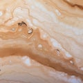 Slimy Marble: A Close Up Shot Of Swirling Australian Landscape-inspired Colors