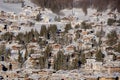 Picture of the town center of Cortina D`Ampezzo, Italy. Royalty Free Stock Photo