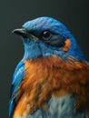 Striking Close-Up of a Blue-breasted Kingfisher