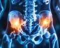 Hip Skeleton Radiography A Detailed View of Bone Structure and Anatomy for Medical Professionals and Students, Explore the