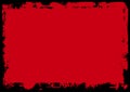 Detailed red and black grunge frame background Royalty Free Stock Photo