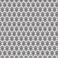 Intricate black and white geometric pattern with repeating diamond Royalty Free Stock Photo