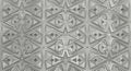 Geometric Silver Pattern Royalty Free Stock Photo