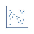 Detailed Scatter Plot Icon