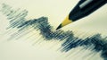 Detailed Seismogram Showing Earthquake Waves Royalty Free Stock Photo