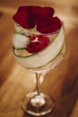 Detailed shot of a cocktail photograph