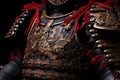 detailed shot of samurai armor patterns Royalty Free Stock Photo