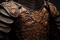 detailed shot of samurai armor patterns Royalty Free Stock Photo