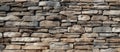 a close up of a stone wall with a lot of bricks Royalty Free Stock Photo