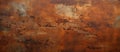 An artistic closeup of a brown, rusty metal surface Royalty Free Stock Photo