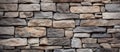a close up of a stone wall with a lot of bricks Royalty Free Stock Photo