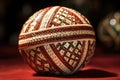 detailed shot of a traditional jai alai ball