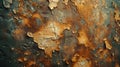 Detailed shot of weathered metal, showcasing rust and texture