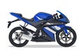 Blue motor bike