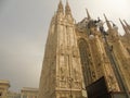 detailed structure of impresive chatedral Royalty Free Stock Photo