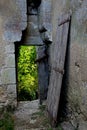 Detailed study of stone doorway. Royalty Free Stock Photo