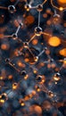Detailed technical diagram of superalloy molecules showcasing microstructure and material properties