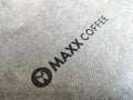 Tissue that has logo of coffee company in Indonesia