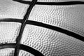 Detailed texture of unusual white basketball