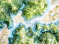 Detailed Topographical Map with Intricate Property Delineations and Land Usage Patterns Royalty Free Stock Photo