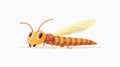 Cartoon Termite Insect Vector Illustration for Creative Projects Royalty Free Stock Photo