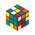 Detailed Vector Illustration of a Cube Puzzle