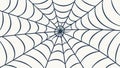 Intricate spider web, symbolizing connection and nature\'s design, vector design Generative AI Royalty Free Stock Photo