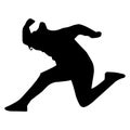 jump for free silhouette vector Pro Vector Royalty Free Stock Photo