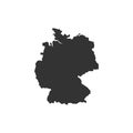 Detailed vector map - Germany - Vector Royalty Free Stock Photo
