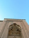 Workmanship at the entrance of a historic building in the city of Mardin in Turkey.