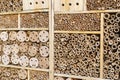 Detailed view of a so-called insect hotel