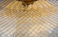 Detailed view of church golden dome