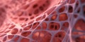 A detailed view of a 3D printed object. This image can be used to showcase the intricacies and precision of 3D printing