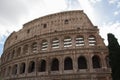 Detailed view of the exterior arches of the Colosseum, Rome Lazio Italy Royalty Free Stock Photo