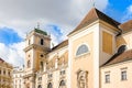 A detailed view of the facade of the Scots Church - Schottenkirche