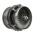 Detailed view of jet engine Royalty Free Stock Photo