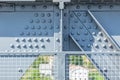 Detailed view of a metallic structure bridge