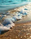 Close-Up of a Beach Wave